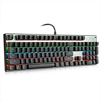 Meganiese Sleutelbord Groen Shaft Desktop Non Punch 87 Key Keyboard