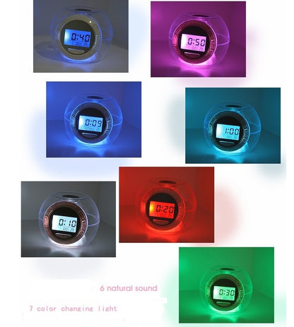 Colorful natural sound alarm clock