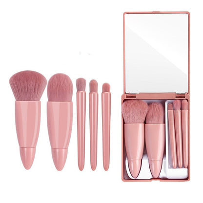 Meta Digital Store Makeup 5Pcs Makeup Brushes Tool Set Cosmetic Powder Eye Shadow Foundation Blush Blending Make Up Brush