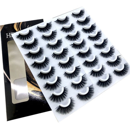 Meta Digital Store  NEW 20 Pairs 8-25mm Fake Eyelashes 100 Mink Eyelashes Mink