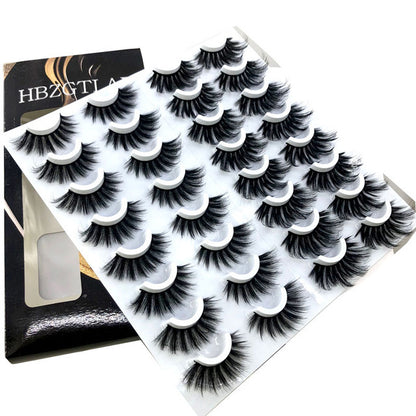 Meta Digital Store  NEW 20 Pairs 8-25mm Fake Eyelashes 100 Mink Eyelashes Mink