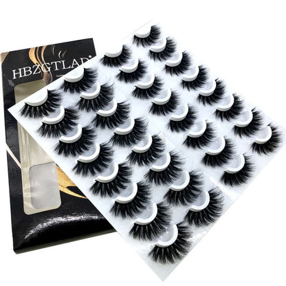 Meta Digital Store  NEW 20 Pairs 8-25mm Fake Eyelashes 100 Mink Eyelashes Mink