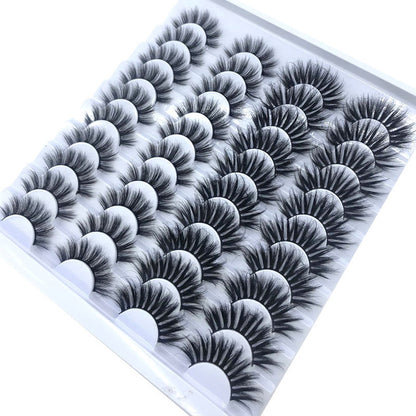 Meta Digital Store  NEW 20 Pairs 8-25mm Fake Eyelashes 100 Mink Eyelashes Mink