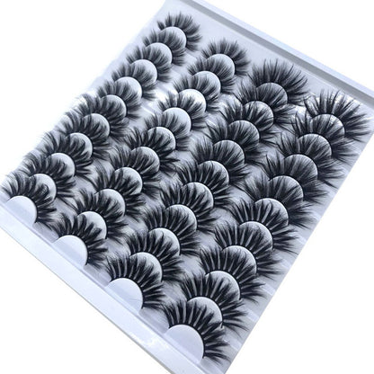 Meta Digital Store  NEW 20 Pairs 8-25mm Fake Eyelashes 100 Mink Eyelashes Mink