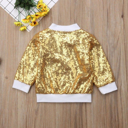 Meta Digital Store Girls Clothes Clothes Children Kids Jacket Coat Baby Girl Girls White Gold