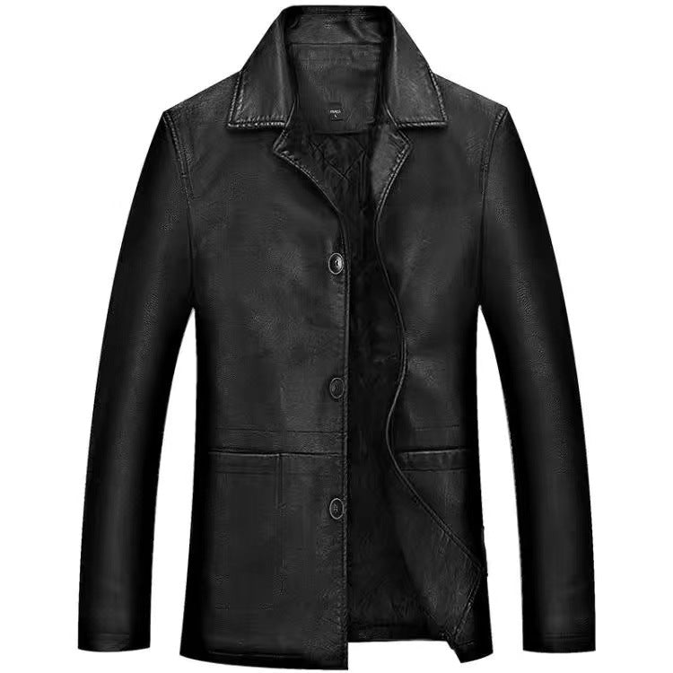 Meta Digital Store Autumn New Young And Middle-aged Leather Jacket