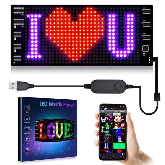 Meta Digital Store Programmable Car LED Sign LED Full-color Advertising Screen Ultra-thin Display Screen Custom Text Pattern Animation Display Car