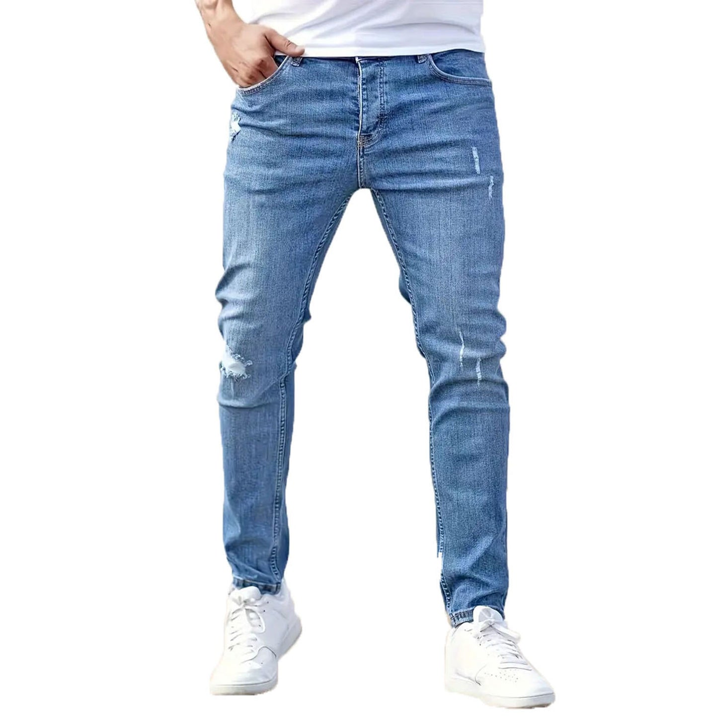 Meta Digital Store Jeans American-style Slim-fit Stretch Jeans