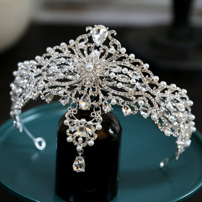 Baroque Bride Crown Fashion Headwear