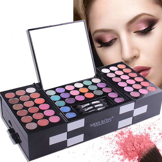 MISS ROSE 144 color 3 color 3 Color Eyeshadow blush eyebrow makeup makeup makeup kit special wholesale