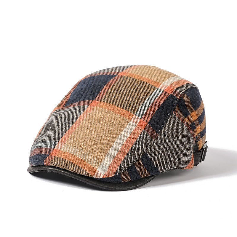 Meta Digi Store Retro Artistieke Katoen Plaid Hoed