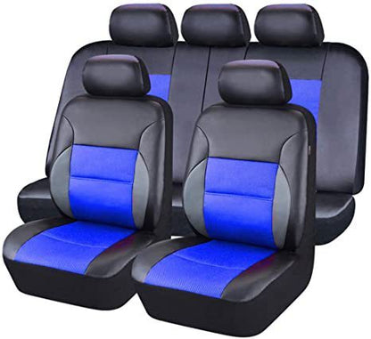 Meta  Digi Store  Auto Artificial Leather 5-seater Car Stitching Leather Seat Cover