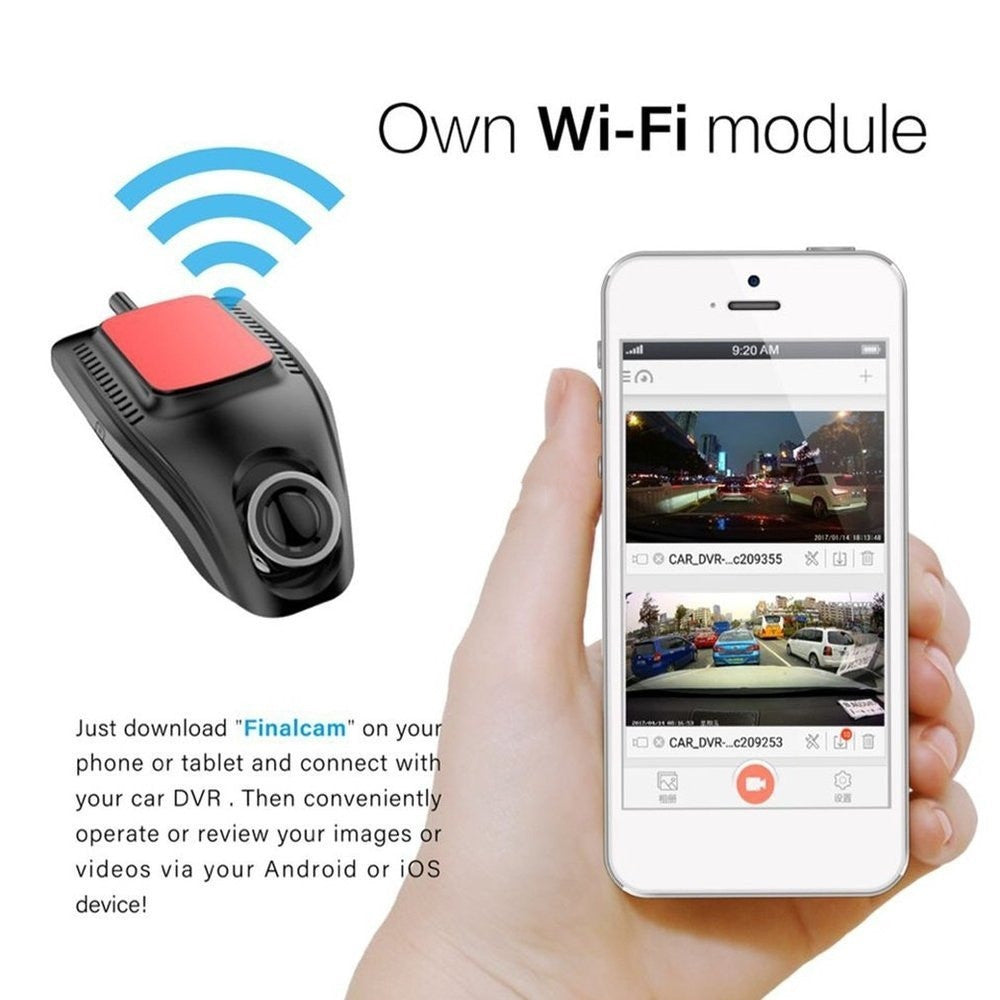 Meta  Digital Store  Small Eye  Dash Cam  Car DVR Recorder Camera With Wifi Full HD