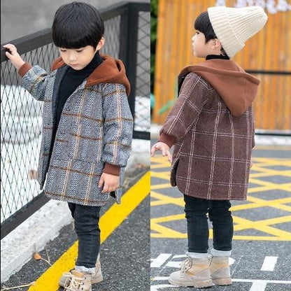 Meta Store Boys Clothing Boys woolen coat