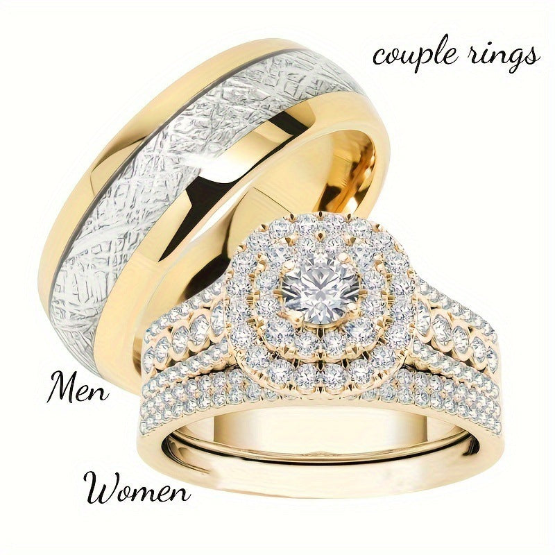 European And American Couple Stainless Steel Ring