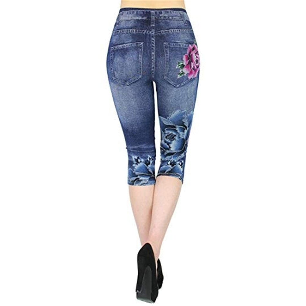 Meta Digital Store Women Jeans Fashion  Fashion Denim Leggings Women's Cropped Pants