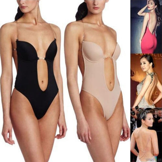 Meta  Woman Fashion  Backless Body Shaper Bra For Summer Evenning Dress