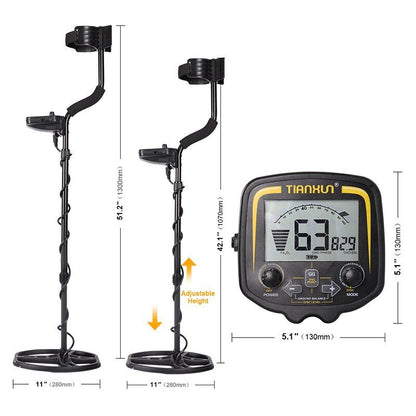 Meta  Digital Store  Outdoor Treasure Hunting Underground Metal Detector TX850