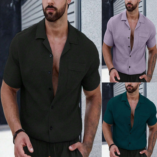 Meta Digital Store Men's Short-sleeved Shirt Casual Sports