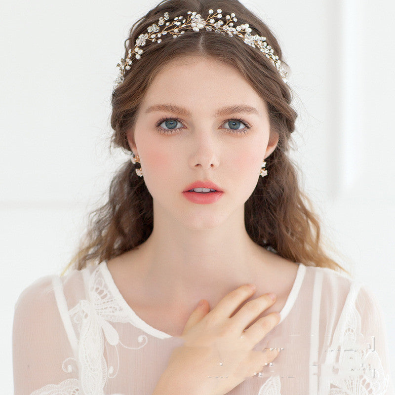 Fashion Wedding Styling Pearl Headwear