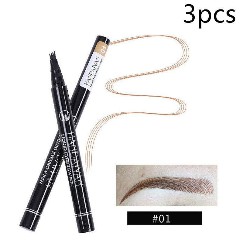 Meta  Digital Store  Four-head Eyebrow Pencil Liquid Eyebrow Pencil Tattoo Eyebrow Pencil Eyebrow Pencil 4-head Eyebrow Pencil Four-jaw Eyebrow Pencil