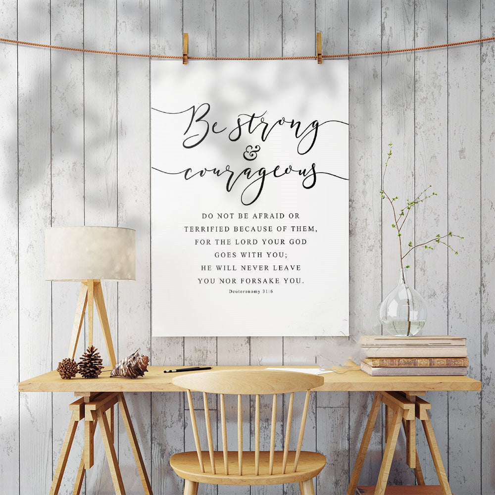 Bible Verse Wall Art Poster Decoration Mural