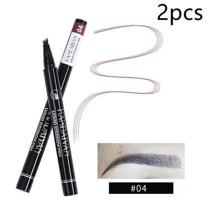 Meta  Digital Store  Four-head Eyebrow Pencil Liquid Eyebrow Pencil Tattoo Eyebrow Pencil Eyebrow Pencil 4-head Eyebrow Pencil Four-jaw Eyebrow Pencil