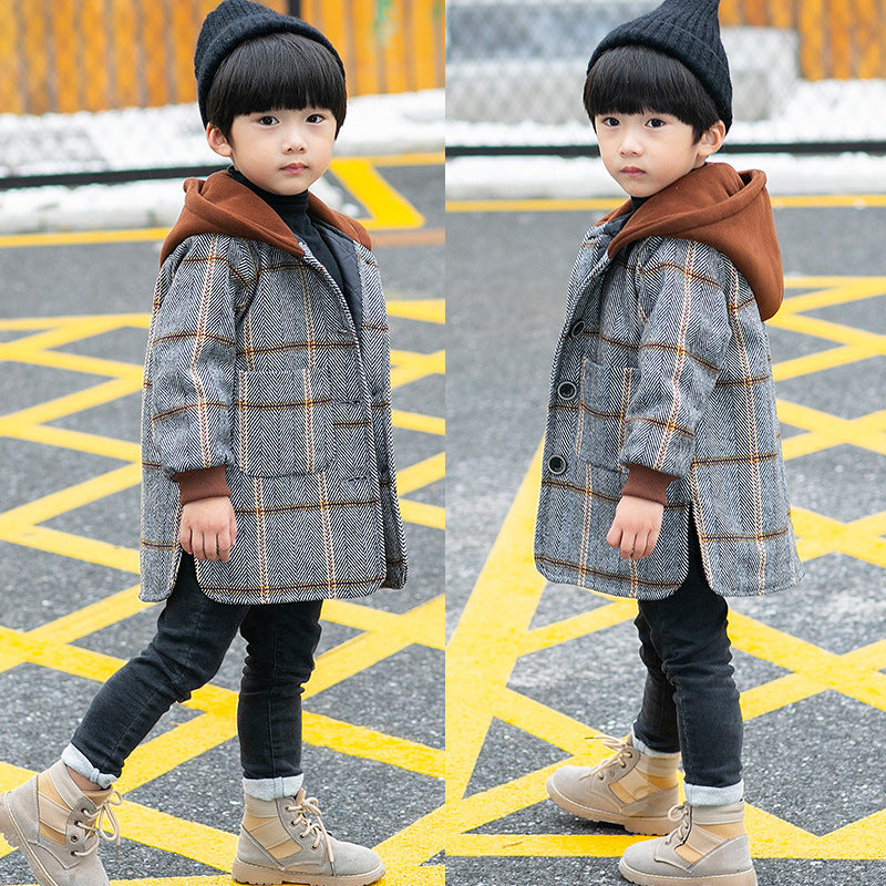 Meta Store Boys Clothing Boys woolen coat