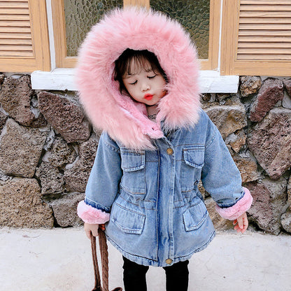 Meta Digital Store Girls Clothes Winter plus girls denim jacket