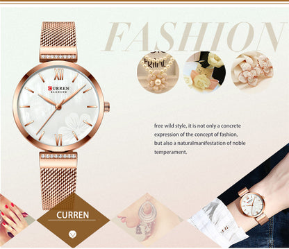 Women's Fashion Alloy Quartz Simple Watch