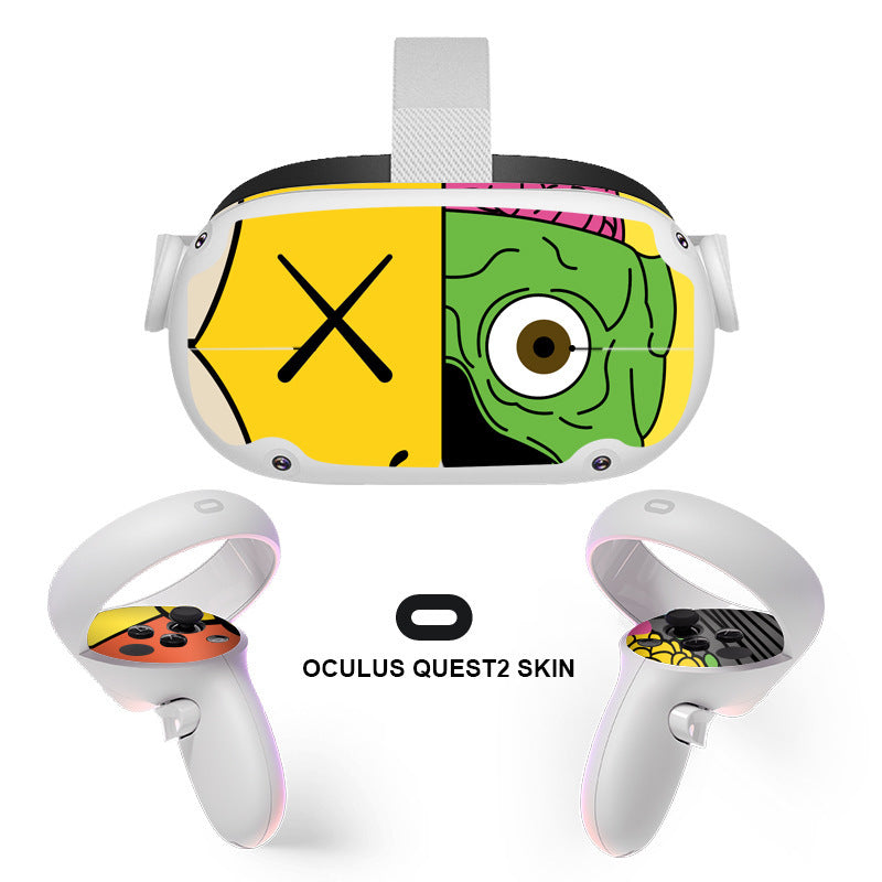 VR All-in-one Glasses Smart Virtual Helmet Creative Sticker