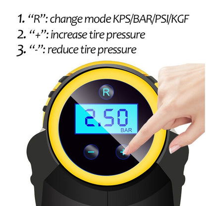 Meta Digital Store Automatic Portable Handheld Digital LED Smart Car Air Compressor Pump