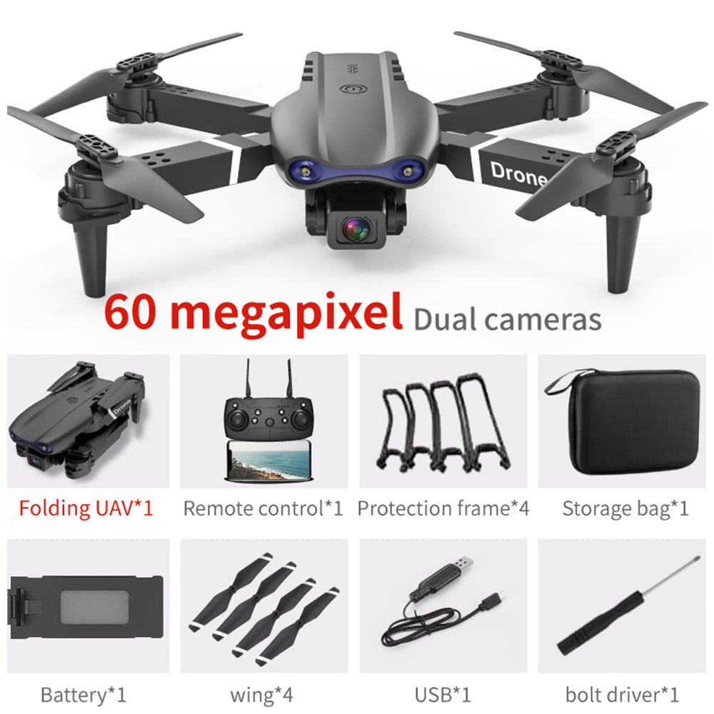 Meta Digital Store Drone E99 Folding Drone Quadcopter Remote Control Handle Four Axis HD 4K Photography UAV Altitude Fixation