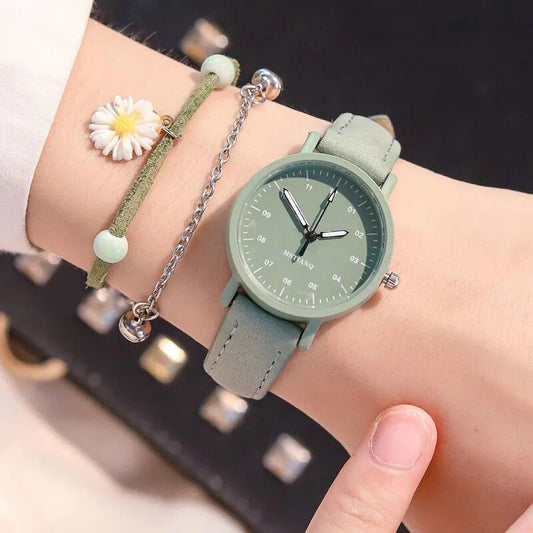 Korean Simple Temperamental Girls' Antique Mori Style Antique Watch