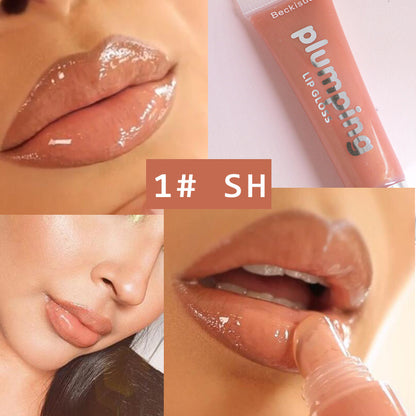 Meta Digital Store  Wet Cherry Gloss Plumping Lip gloss Lip Plumper Makeup Big Lip Gloss Moisturizer Plump Volume Shiny Vitamin E Mineral Oil