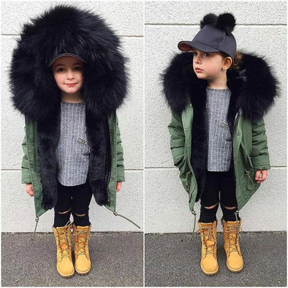 Meta Store Boys Clothing Children's faux fur coat