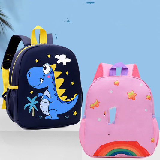 Kindergarten Men's And Women's Burden Reduction Decompression Anti-lost Fashion All-match School Bag Cartoon Student Schoolbag Wholesale