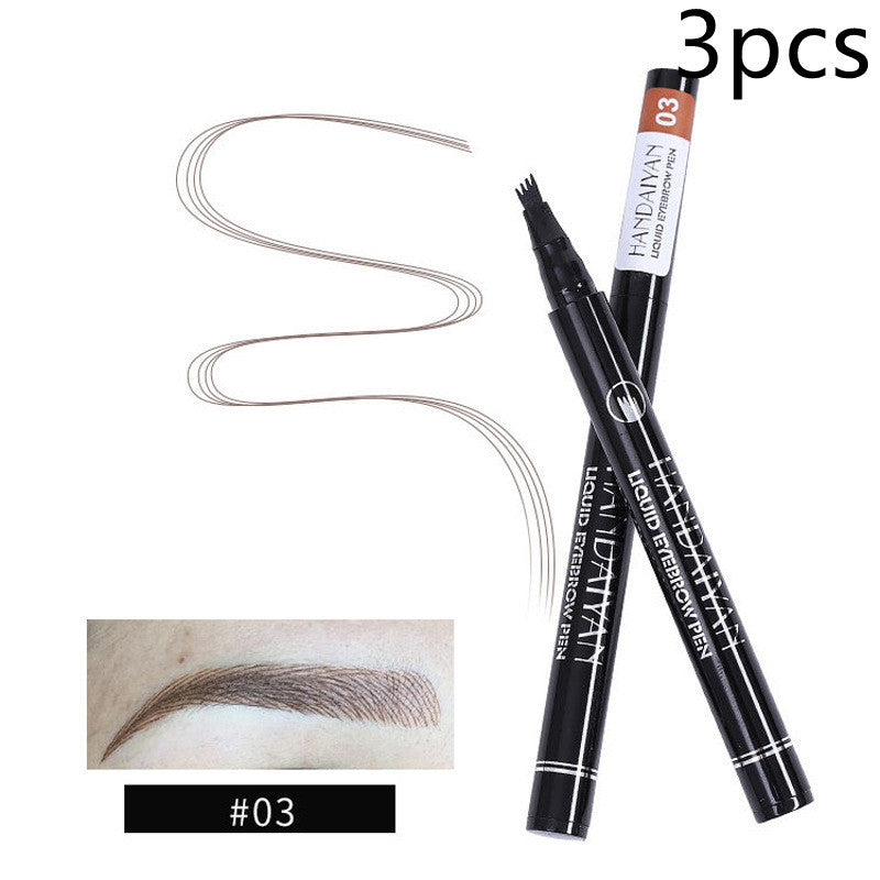 Meta  Digital Store  Four-head Eyebrow Pencil Liquid Eyebrow Pencil Tattoo Eyebrow Pencil Eyebrow Pencil 4-head Eyebrow Pencil Four-jaw Eyebrow Pencil