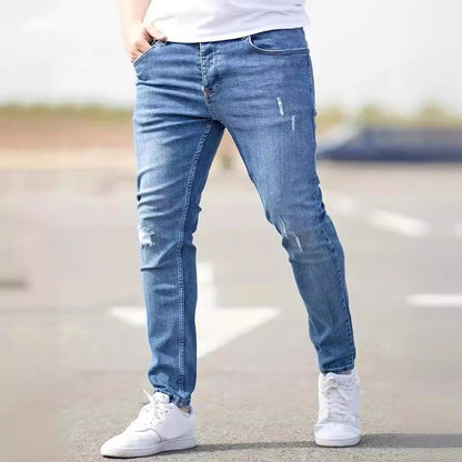 Meta Digital Store Jeans American-style Slim-fit Stretch Jeans