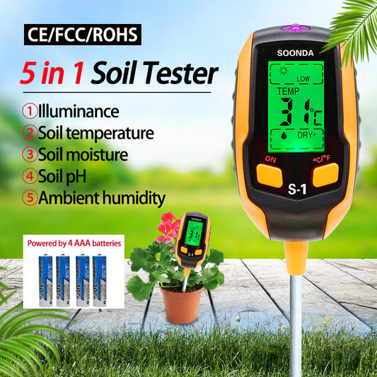 Meta  Digital Store  Four-in-one Soil Detector PH Meter