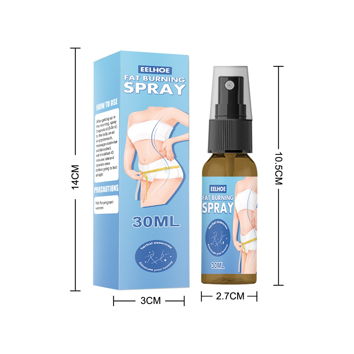 Meta Digital Store Full Body Qu Fat Slimming Body Shaping Spray