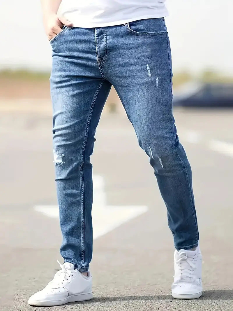 Meta Digital Store Jeans American-style Slim-fit Stretch Jeans