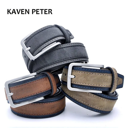 Casual Patchwork Men Belts Designers Luxury Man Fashion Belt Trends Trousers With Three Color To Choose Wholesale Free Shipping