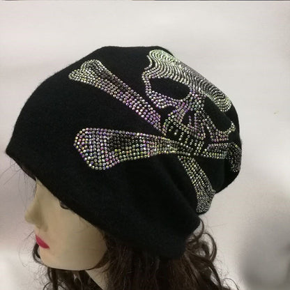 Meta   Digital Store Y2g Skull Rhinestone Street Sleeve Cap