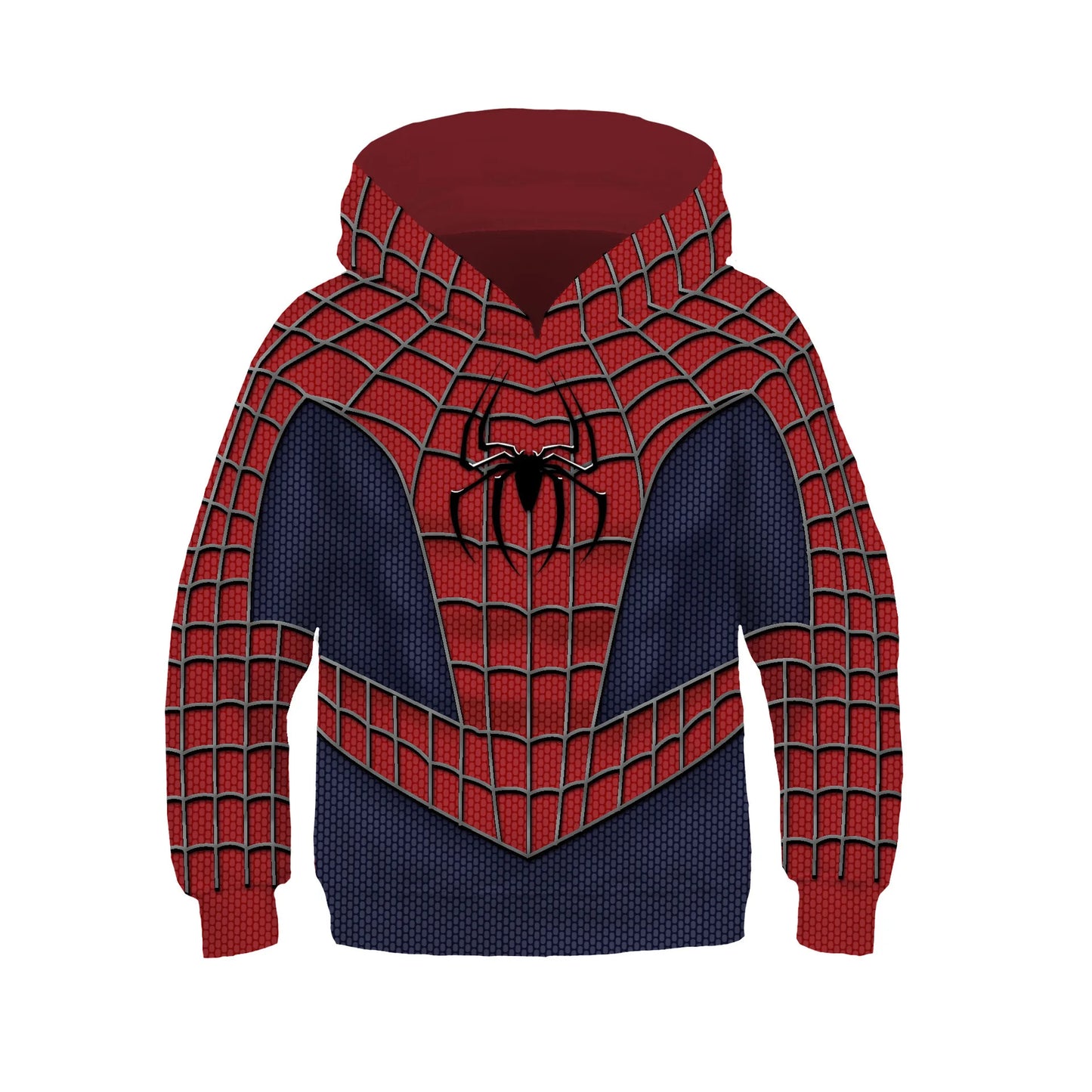 Spider-Man Gwen Miles Morales Zip Up Hoodies Spider-Verse Venom 3D Hooded Hoodies Superheld Seuns Meisies Outwear Baadjie Broeke