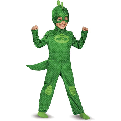 Halloween Animals Cosplay Costume Girl Super Owl Hero Jumpsuit Mask Kids Cute Fancy Dress Cosplay Cat Boys Gecko Jumpsuit Suits