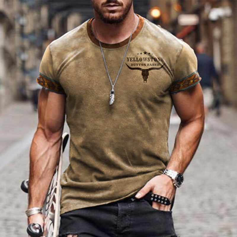 Meta Digital Store  Street Fashion 3D Printed Cross-border T-shirt Casual Loose Sports Style 3D Printed Short Sleeve