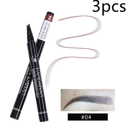 Meta  Digital Store  Four-head Eyebrow Pencil Liquid Eyebrow Pencil Tattoo Eyebrow Pencil Eyebrow Pencil 4-head Eyebrow Pencil Four-jaw Eyebrow Pencil