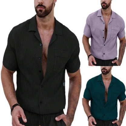 Meta Digital Store Men's Short-sleeved Shirt Casual Sports