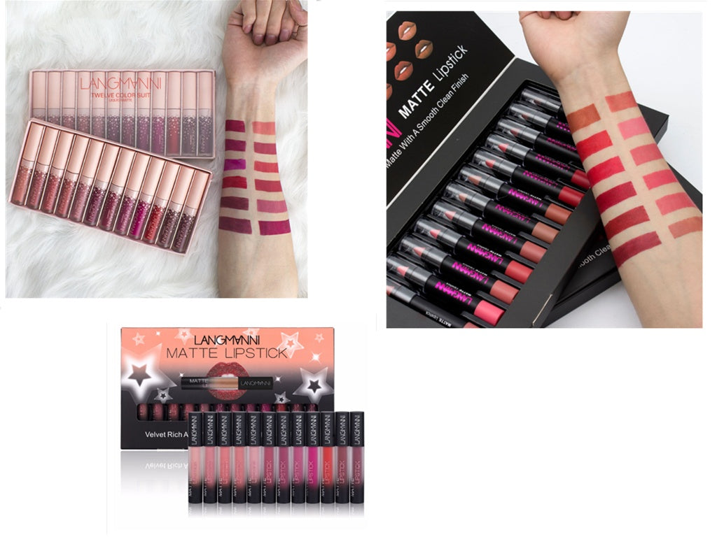 Mat Lipstiffie Waterdigte Langdurige Velvet Lipstick Set